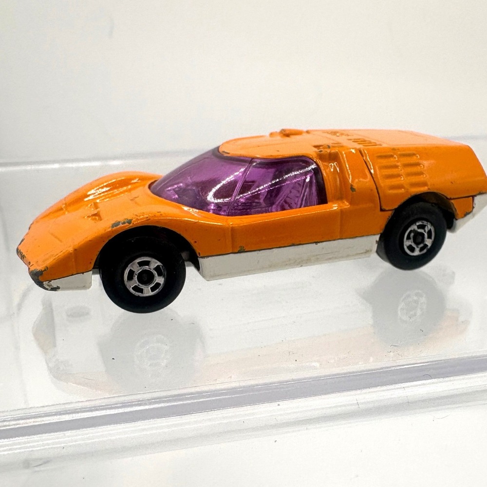 1971 Matchbox Superfast Mazda RX 500 No 66 Orange Diecast Car Lesney England